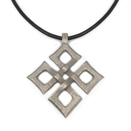 Large Aged Celtic Cross Necklace