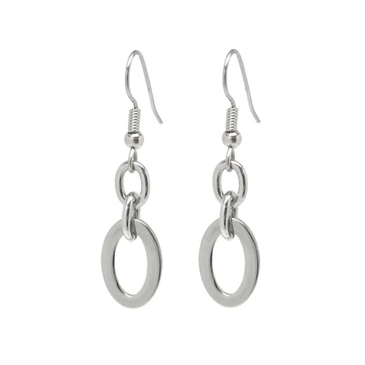 Classic Oval Dangle Earrings