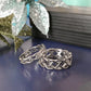 Womens Braid Infinity Ring , Stainless Steel Jewelry, Unique Wedding Band, Irish Weave, Girlfriend Gift, Romantic Jewelry