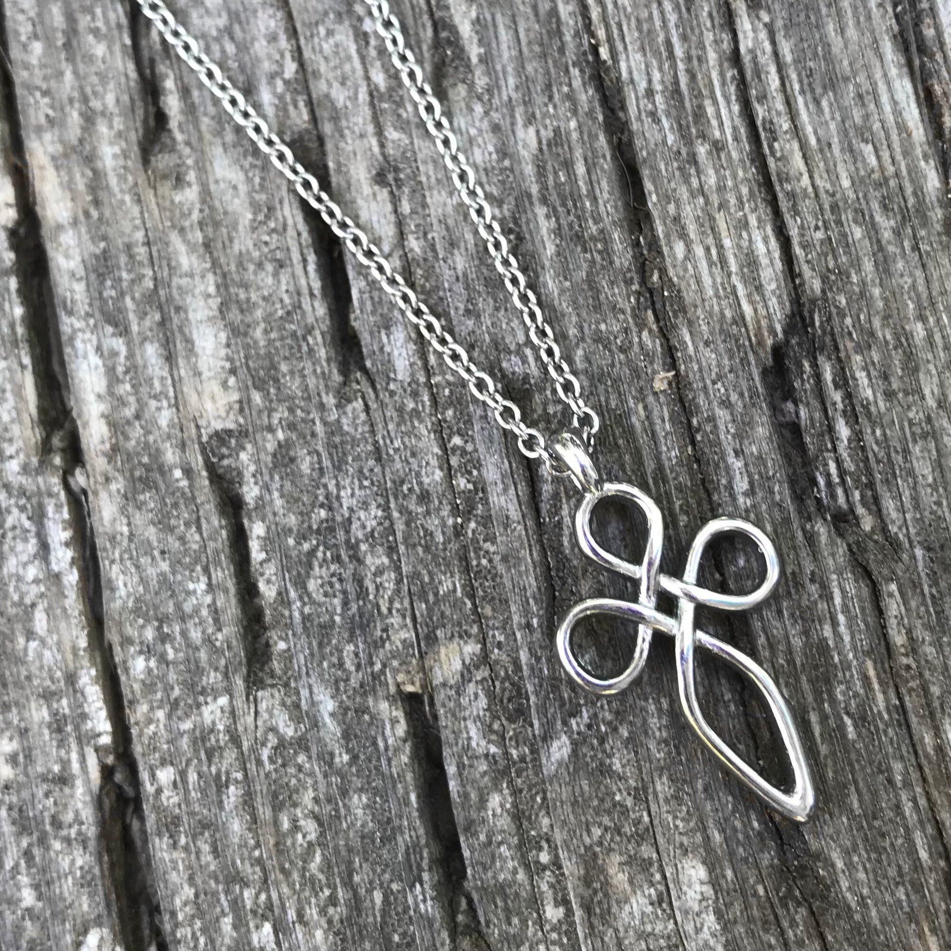 Celtic Infinity Cross Necklace for Women, Memorial Jewelry, Confirmation Gift Teen Girl, Stainless Steel, Celtic Knot, Silver Cross Pendant