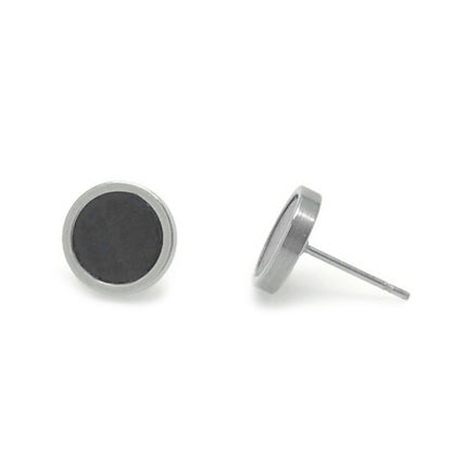 Stainless Steel 10mm Circle Stud Earrings