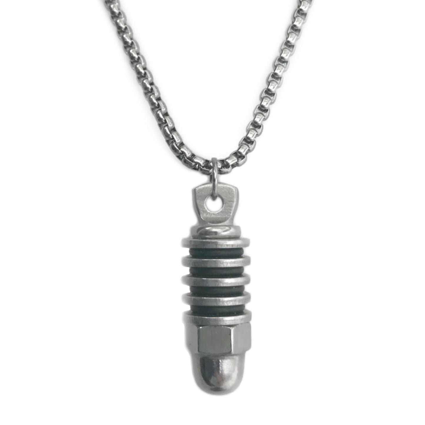 Industrial Cylinder Necklace