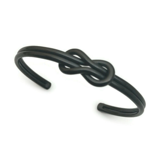 Black Square Knot Rope Bracelet
