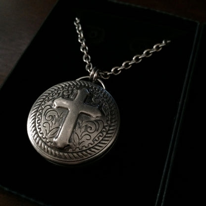 Medieval Cross Medallion Necklace