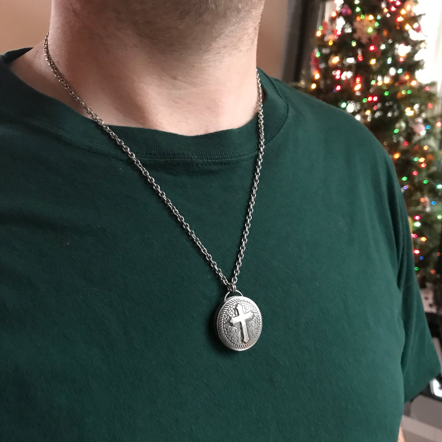 Medieval Cross Medallion Necklace