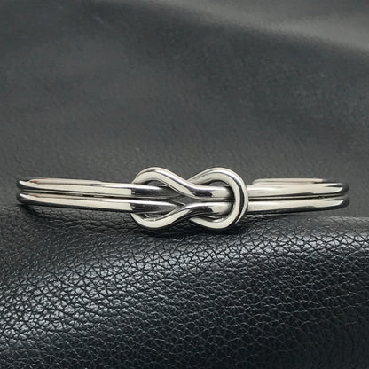 Hercules Infinity Knot Cuff Bracelet