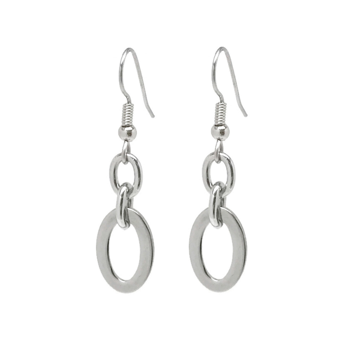 Classic Oval Dangle Earrings