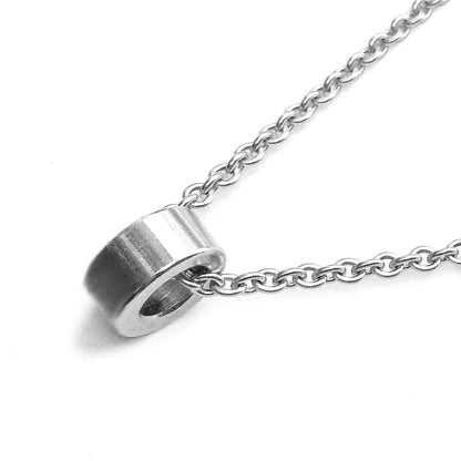 Simple Mens Circle Necklace