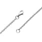 Thin Stainless Steel Necklace Chain, 1.5mm, Cable Link, Silver Color, Not Plated, Hypoallergenic, Womens