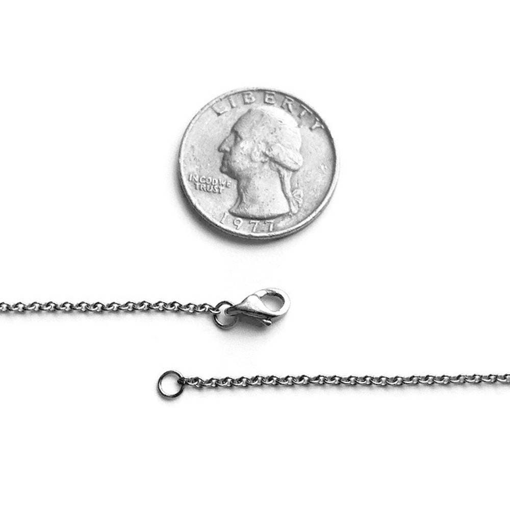Thin Cable Necklace Chain (1.6mm), 20