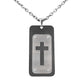 Cross Necklace Men, Stainless Steel Jewelry, Religious Pendant Necklace, Christian Jewelry, Boyfriend Gift Ideas