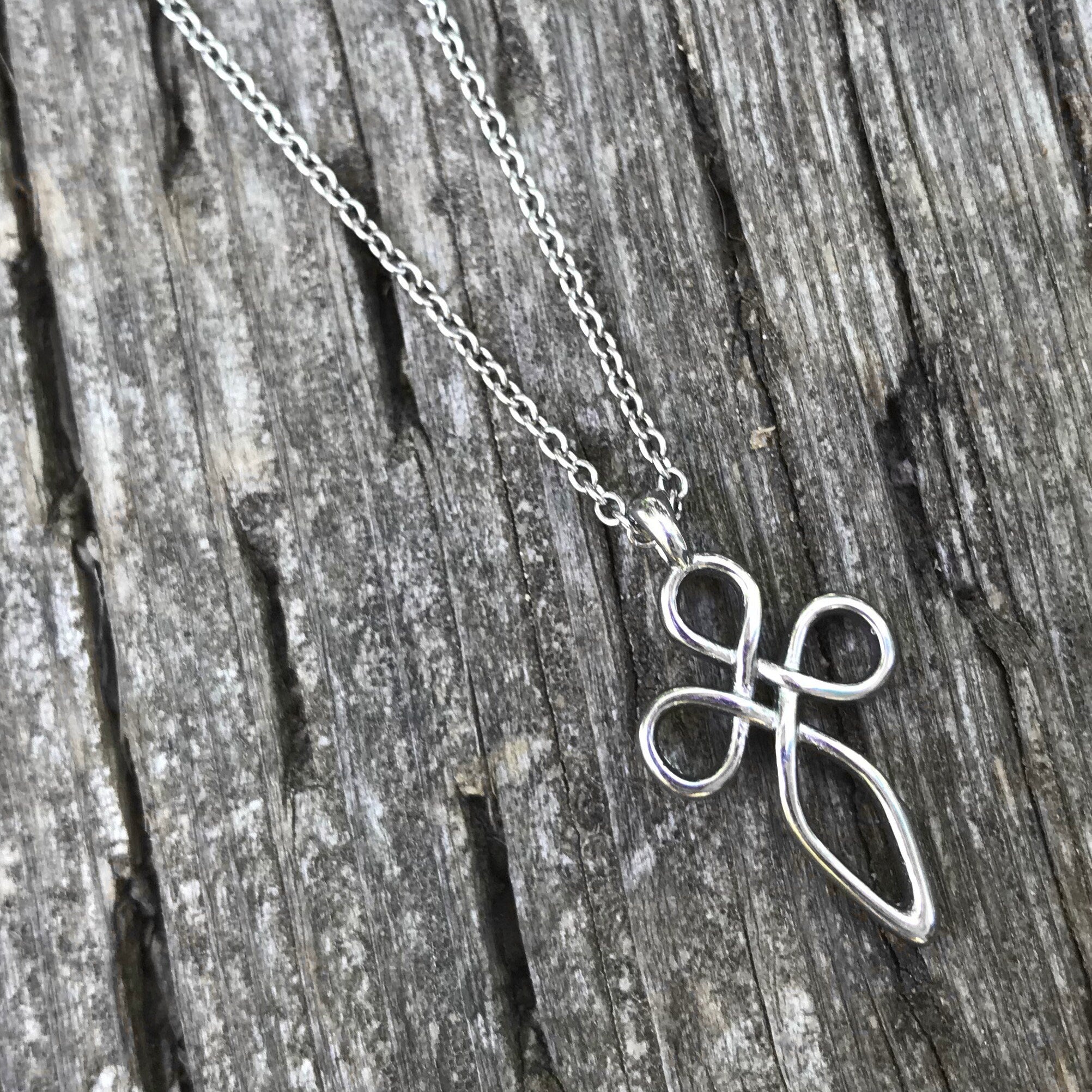 Eudora 925 Sterling Silver Witchcraft Celtic Knot Geometry Necklace Men  Women Opal Wicca Amulet Necklaces Witch Jewelry Gift | Charlie Dolly