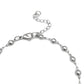 Bead Chain Bracelet, Stainless Steel, Non Tarnish Jewelry, Silver Tone, Adjustable, Layering Bracelet, Sweet 16 Gift, Beaded