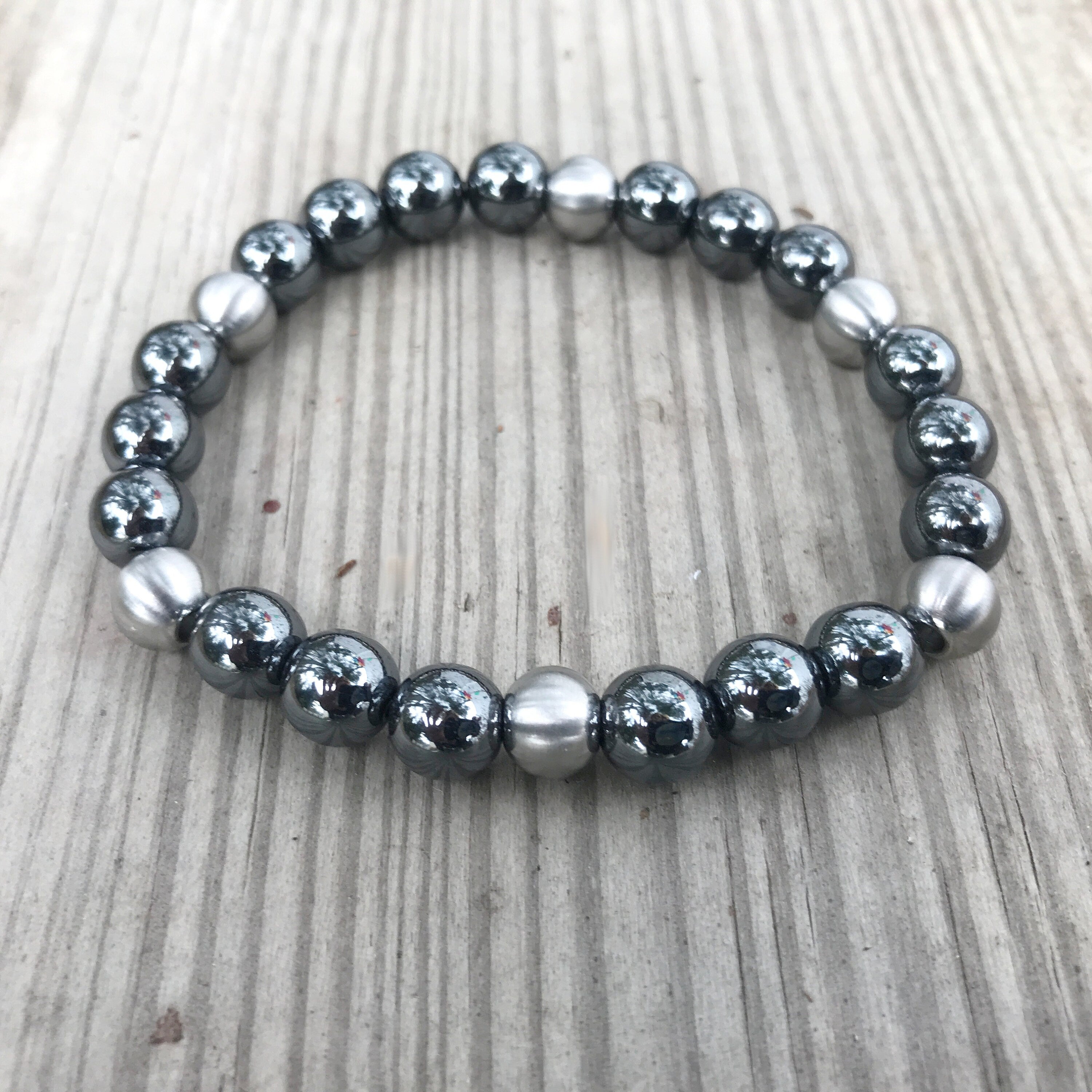 Metal deals bead bracelet