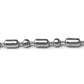 Stainless Steel Ball Chain Necklace, 16 - 30 Inches, Military Jewelry, 2.4mm, Mens Jewelry
